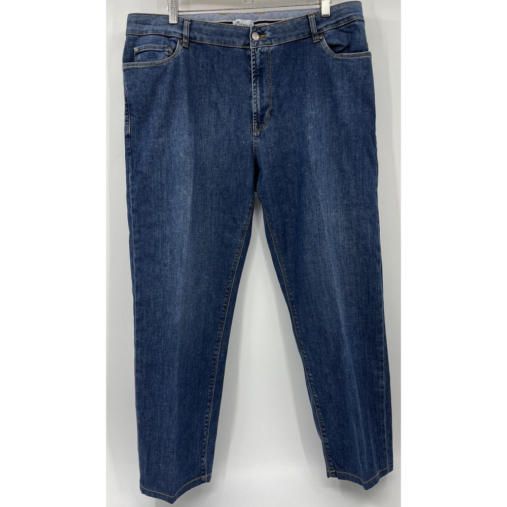 Peter Millar Denim Jeans Size 40 Measure 38 x 27 Straight Leg Medium Wash